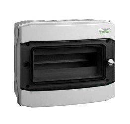 Rozdzielnica modułowa 1x18 natynkowa IP65 drzwi przeźroczyste PHS