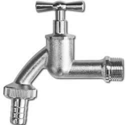 Kran ogrodowy mosiężny 3/4" GZ 1" z przyłączem na wąż 3/4" Bradas GKK023419