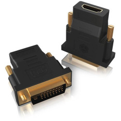 ICY BOX IB-AC552 HDMI Adapter Black 1x HDMI plug 1x DisplayPort socket
