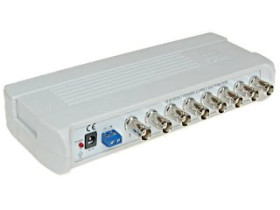 Gniazdo dystrybucyjne 8x BNC video 8x DC zasilanie AHD 5 Mpx 4K, HD-CVI 8 Mpx 4K, HD-TVI 8 Mpx 4K do montażu na ścianie G-8