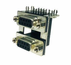 Gniazdo DB9 do druku - podwójne
