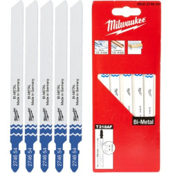 Brzeszczot do wyrzynarki bi-metalowe uniwersalne 105/1,2mm op. 5szt MILWAUKEE