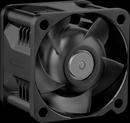 Axial fan, 24 V, 40 x 40 x 28 mm, 46 m³/h, 61 dB, ball bearing, ebm-papst 8300100868