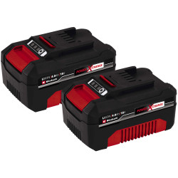 Einhell 4511489 Power X-Change Battery Twin Pack 18V 4.0Ah Li-ion