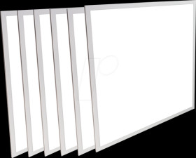 LX-662-4000-BL 6-pack LED BackLit panel, 62 x 62 cm, 36 W, 3600 lm, 4000 K