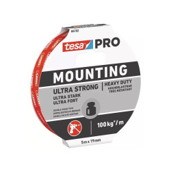 Taśma Mont. TESA 66792 1,5m/19mm PRO Ultra Strong dwustronna do 10kg