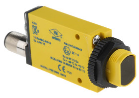 Czujniki fotoelektryczne Retrorefleksyjny w obudowie prostokątnej Banner zakres 2 m LED