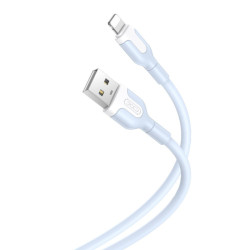 Kabel USB-Lightning 1m 2,1A niebieski NB212 T-90661 GSM117359 XO
