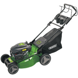 Draper 08673 Self-Propelled Petrol Lawn Mower with Mulching, 510mm, 173cc/4.4HP