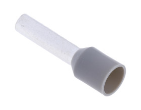Końcówka tulejkowa izolowana 4mm² długość 12mm Szary średnica 2.8mm Izolowane RS PRO