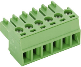 Obudowa złącza pin żeńskiego na kabel PTR Hartmann 51550040001F, Ilość pinów 4, Wymiary siatki: 3.50 mm, 1 szt.