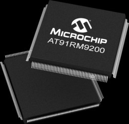 ARM920T microcontroller, 32 bit, 180 MHz, BFQFP-208, AT91RM9200-QU-002