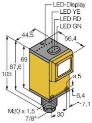 Fotokomórka odbiciowa Turck Q45VR2LVQ 3037002 1 szt.