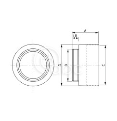 Adapter do gwintu, M16/M20, mosiężny, 851620