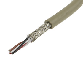 Kabel do transmisji danych 3 -parowy 0,14 mm² 6 -rdzeniowy Ekranowany 26 AWG AWG PVC 300 V