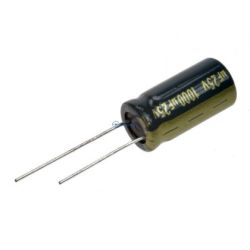 kondensator el. 1000uF/ 25V 105st.C 10x20mm Low ESR 2szt