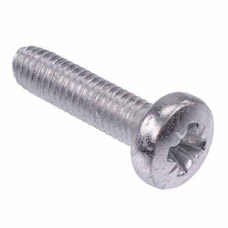 M4 x 16mm Pozidrive Pan Head Machine Screw - Pack of 100