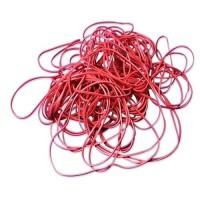 OP-GR70X1.5X1.5R Gumki recepturki czerwone 70 x 1.5 x 1.5 mm - opakowanie 100 sztuk