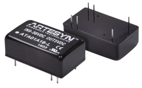 Przetwornica DC-DC, 4W, Uwe 9 → 36 V DC, Uwy 3.3V dc, Iwy 1.2A, Artesyn / Advanced Energy