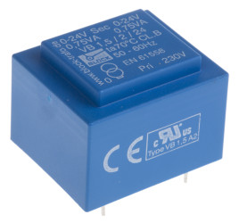 Transformator do druku 24V ac 230V ac 2 wyjścia THT 1.5VA