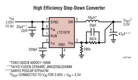 High Efficiency Monolithic Synchronous Step-Down Regulator