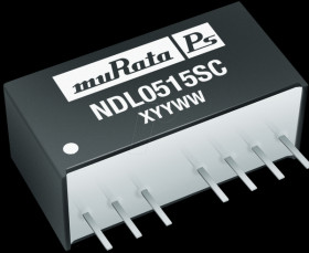 NDL1205SC DC/DC converter NDL series 2 W, 5 V DC, SIP, single