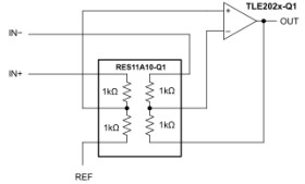 Automotive excalibur high-speed low-power single operational amplifier