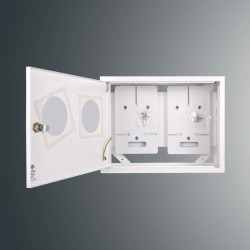 Rozdzielnica n/t licznikowa RZ 25NN O 2T1F 312x403x170 z okienkiem IP30 RAL 9003