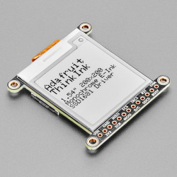 Adafruit 1.54" Monochrome eInk / ePaper Display with SRAM (200x200 with SSD1608)