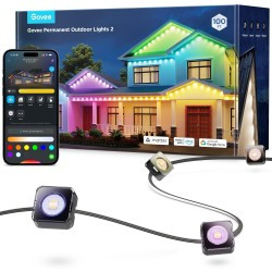 Govee H705E Permament Outdoor Lights 2 30m Oświetlenie LED RGBICW, Wi-Fi, Bluetooth, IP67