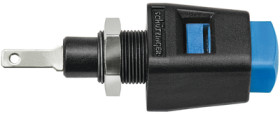 Quick pressure clamp, 12.5 mm, gray, 30 VAC/60 VDC, 5 A, flat plug/solder connection, nickel-plated, ESD 6554 / GR