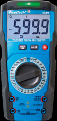 P 3349 Digital multimeter, 6000 counts, TRMS, manual range