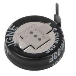 Superkondensator (EDLC) 0.33F 5.5V dc THT