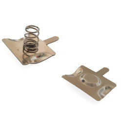 Styk baterii 18650 blaszka+sprę. 18x15mm