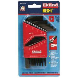 Eklind REK10113 REK10113 Imperial Short Handle Hex L-Key Set, 13 Piece