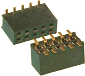 Gniazdo PCB 8 -pinowe 2 -rzędowe raster: 1.27mm Gniazdo Proste SMD