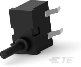Przełącznik detekcyjny, typ: Przycisk, SPST, 5 przy 5 ma przy V dc, montaż: Przewlekany, 1