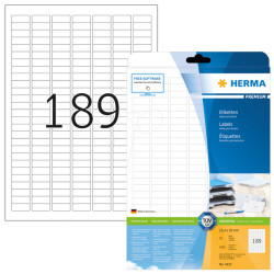 4333 PREMIUM A4 labels 25 sheets/pack