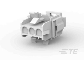 Obudowa złącza 3-pinowe -rzędowe raster: 6.35mm TE Connectivity Żeński Montaż na panelu Universal MATE-N-LOK