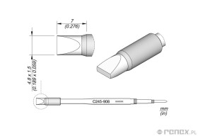 Grot C245908 do rączki JBC T245