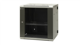 Szafa Wisząca Dzielona 19 12U, Drzwi Blacha/Szkło, Ściągane Osłony Boczne Z...