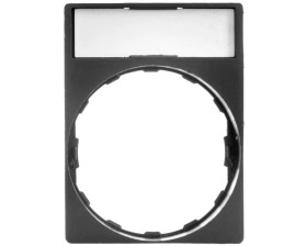Ramka do mocowania etykiet 30x40mm, z etykietą 8x27mm bez ozn. ZBY4H101