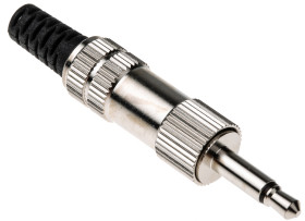 Złącze Jack Męski Mono Montaż na kablu 34 V AC/DC 1A