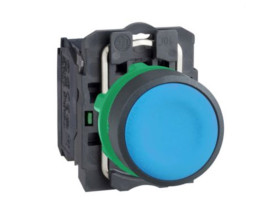 Harmony XB5 Przycisk płaski niebieski plastikowy XB5AA61 SCHNEIDER ELECTRIC