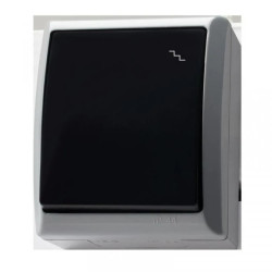 FALA Łącznik hermetyczny schodowy IP44 popiel/grafit ŁNH-3H/71/21