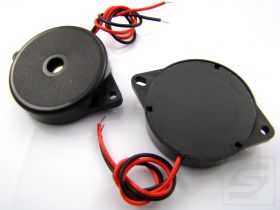 Buzzer bez generatora T35 A11W 85dB piezo w obud. śr.35mm/wys.9mm RoHS