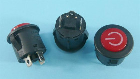 PBO-17AR 16A/250V RED PODŚ.=12V