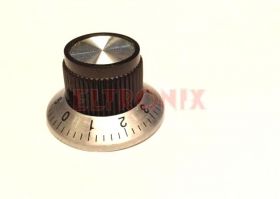 GAŁKA ZE SKALĄ FREZOWANA FI24 OŚ 6MM