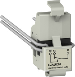 Auxiliary switch, 1 Form A (N/O) + 1 Form B (N/C), for circuit breaker EasyPact EZC, EZAUX10