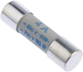 Bezpiecznik 4A 10 x 38mm 700V ac SIBA